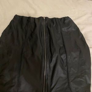 Leather skirt